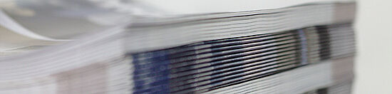 Die Grafik zeigt ein Stapel vom Publikationen