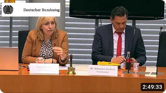 Öffentliche Anhörung der Bundestagskommission am 29.04.2022