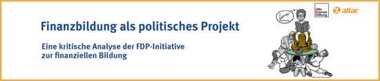 Finanzbildung als politisches Projekt