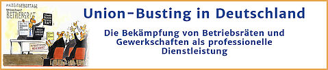 Grafik zum OBS-Arbeitsheft 77 zu Union-Busting in Deutschland