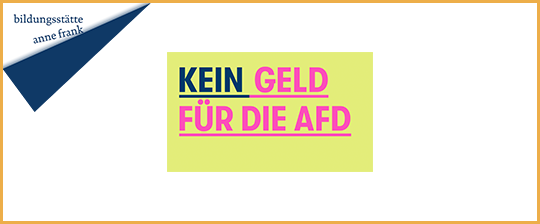 Kampagne Kein Geld für die AfD