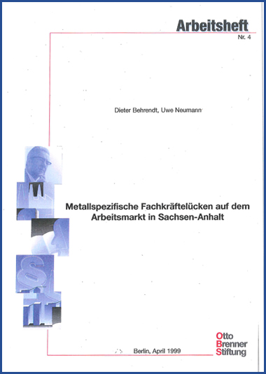 Metallspezifische Fachkräftelücken auf dem Arbeitsmarkt in Sachsen-Anhalt Metallspezifische Fachkräftelücken auf dem Arbeitsmarkt in Sachsen-Anhalt