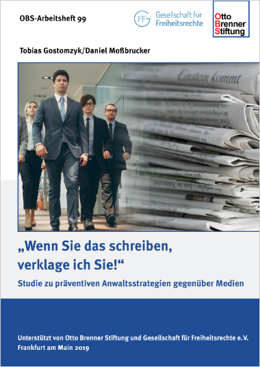 "Wenn Sie das schreiben, verklage ich Sie!" "Wenn Sie das schreiben, verklage ich Sie!"