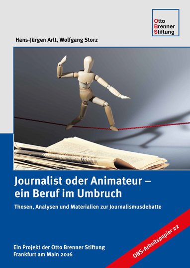 Journalist oder Animateur - ein Beruf im Umbruch Journalist oder Animateur - ein Beruf im Umbruch