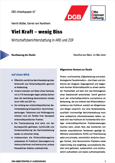 Kurzfassung: Viel Kraft – wenig Biss Kurzfassung: Viel Kraft – wenig Biss