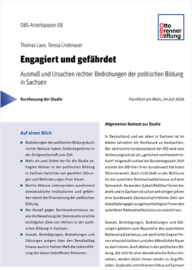 Kurzfassung: Engagiert und gefährdet Kurzfassung: Engagiert und gefährdet