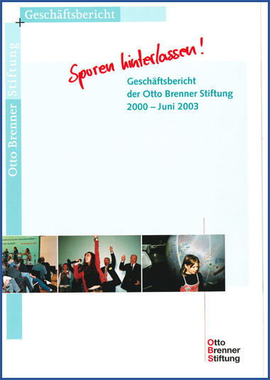 OBS-Geschäftsbericht 2000-2003 OBS-Geschäftsbericht 2000-2003