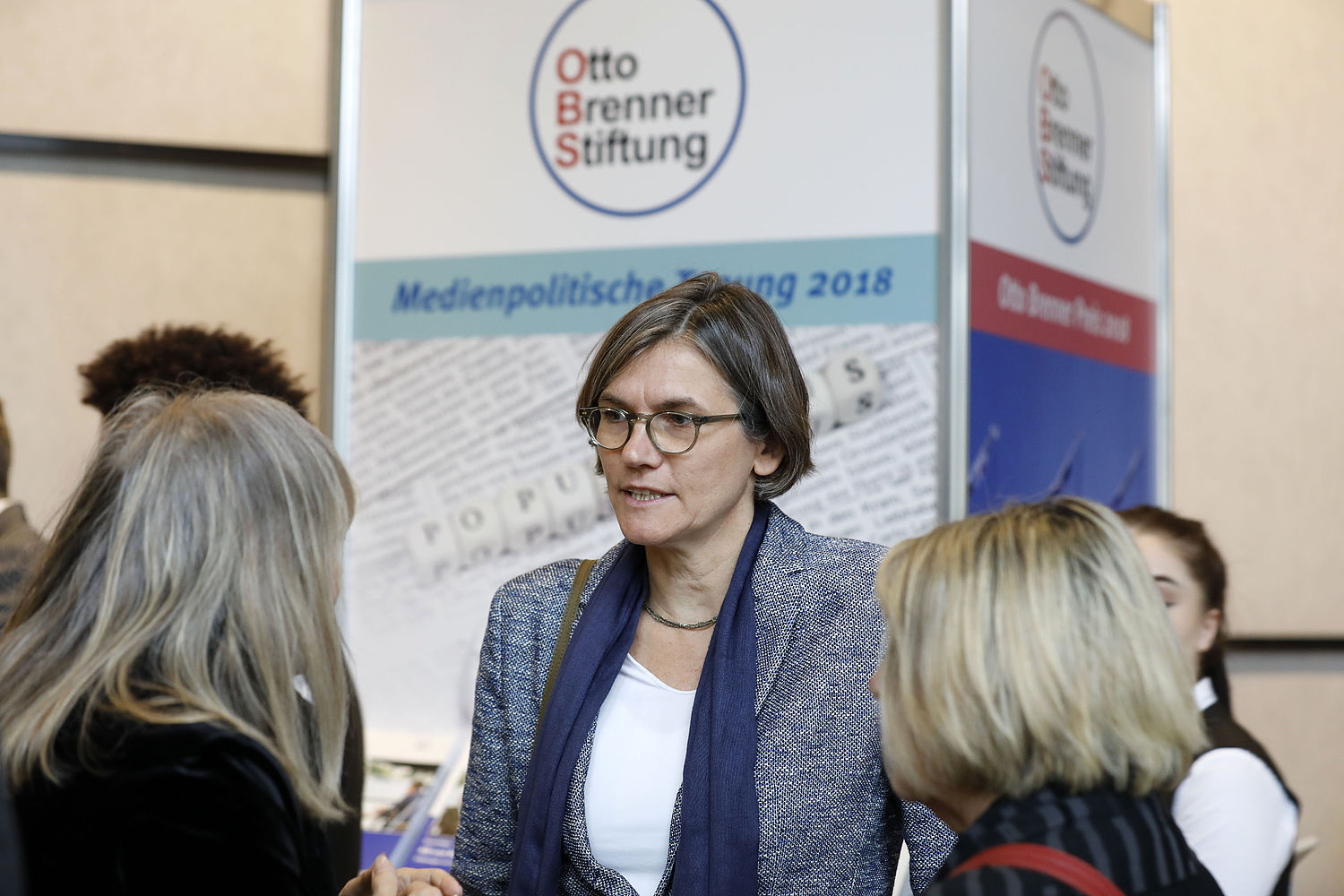 Christiane Benner, 2.Vorsitzende der IG Metall, auf der medienpolitischen Tagung 2018.